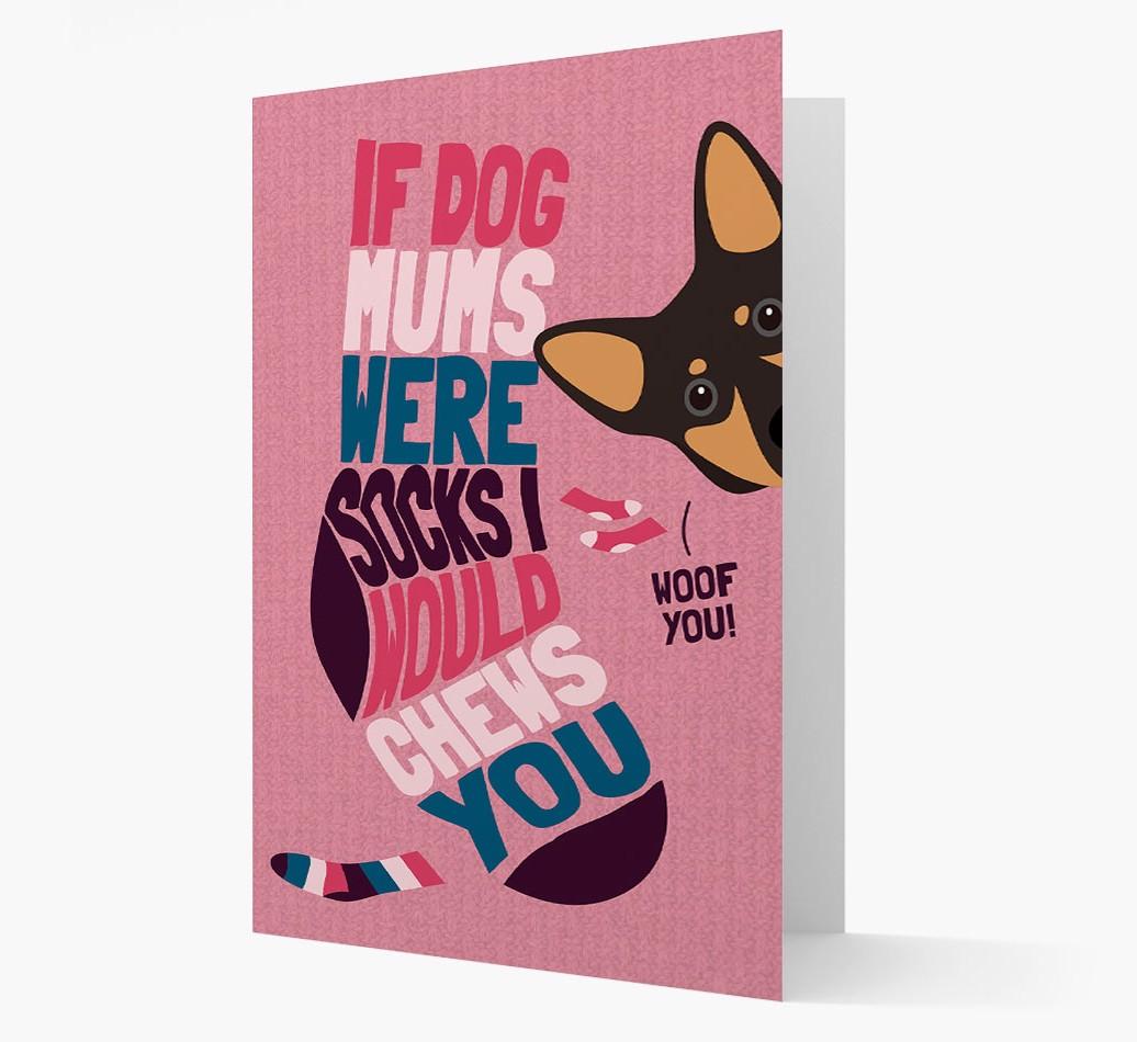 'Chews You' - Personalized {breedFullName} Card