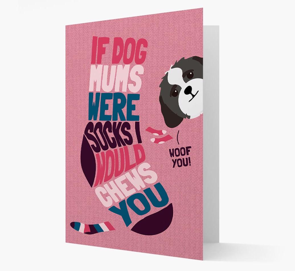 'Chews You' - Personalized {breedFullName} Card