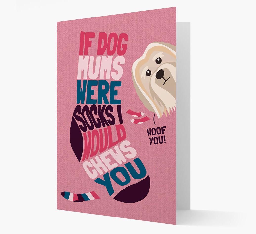 'Chews You' - Personalized {breedFullName} Card