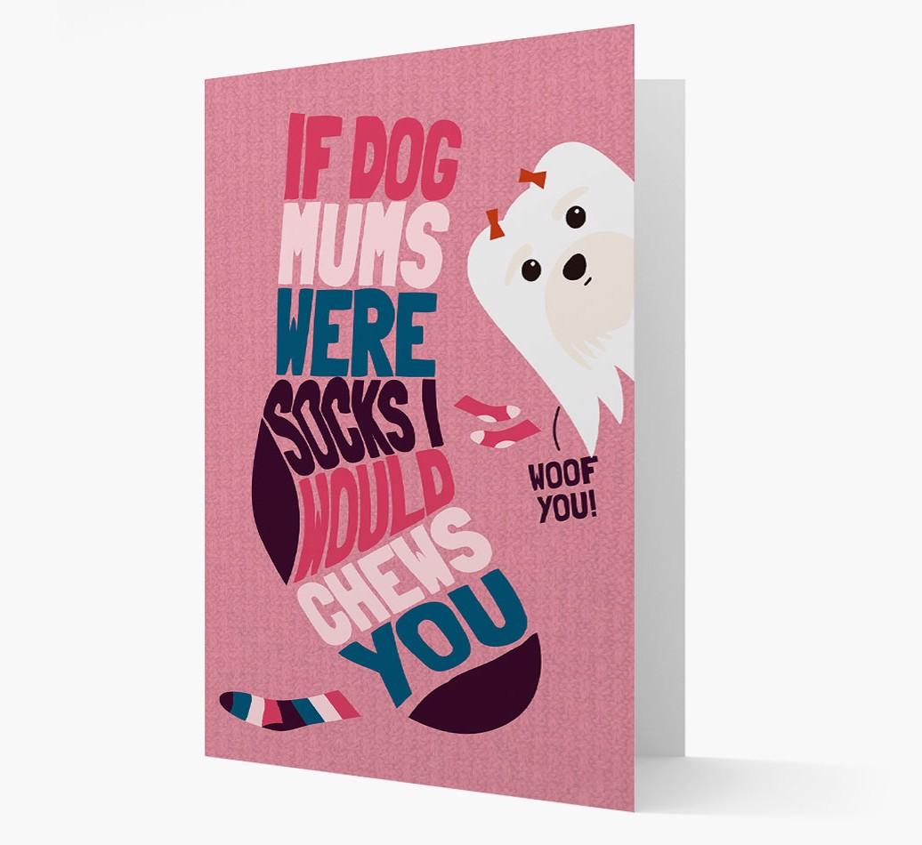 'Chews You' - Personalized {breedFullName} Card