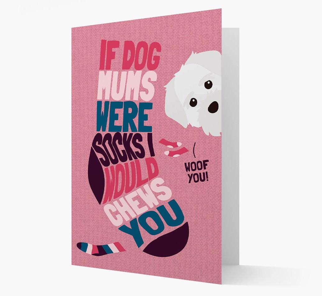 'Chews You' - Personalized {breedFullName} Card
