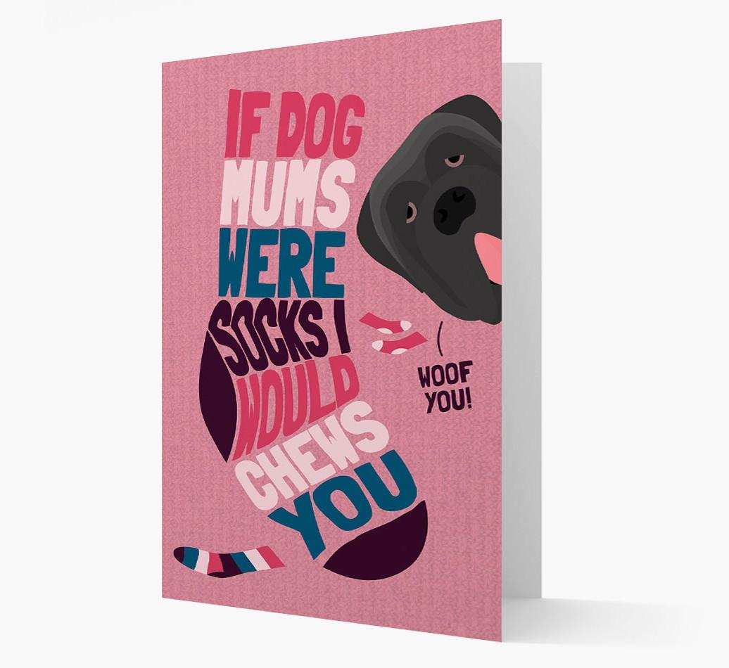 'Chews You' - Personalized {breedFullName} Card
