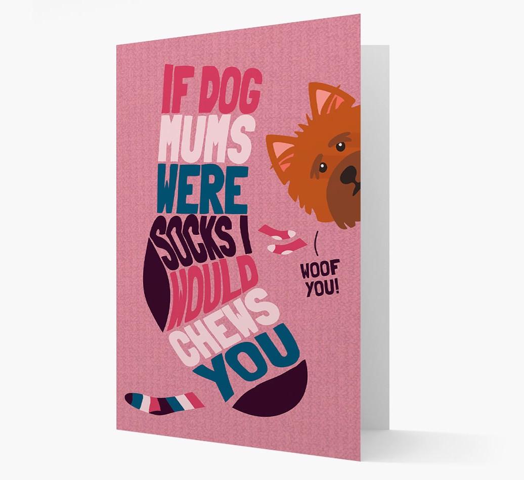 'Chews You' - Personalized {breedFullName} Card