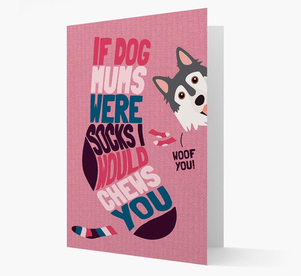 'Chews You' - Personalized {breedFullName} Card