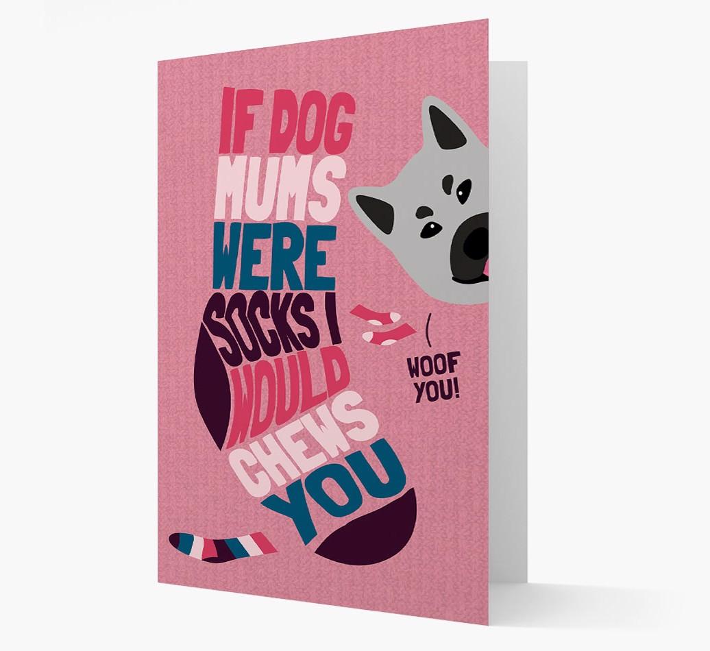 'Chews You' - Personalized {breedFullName} Card