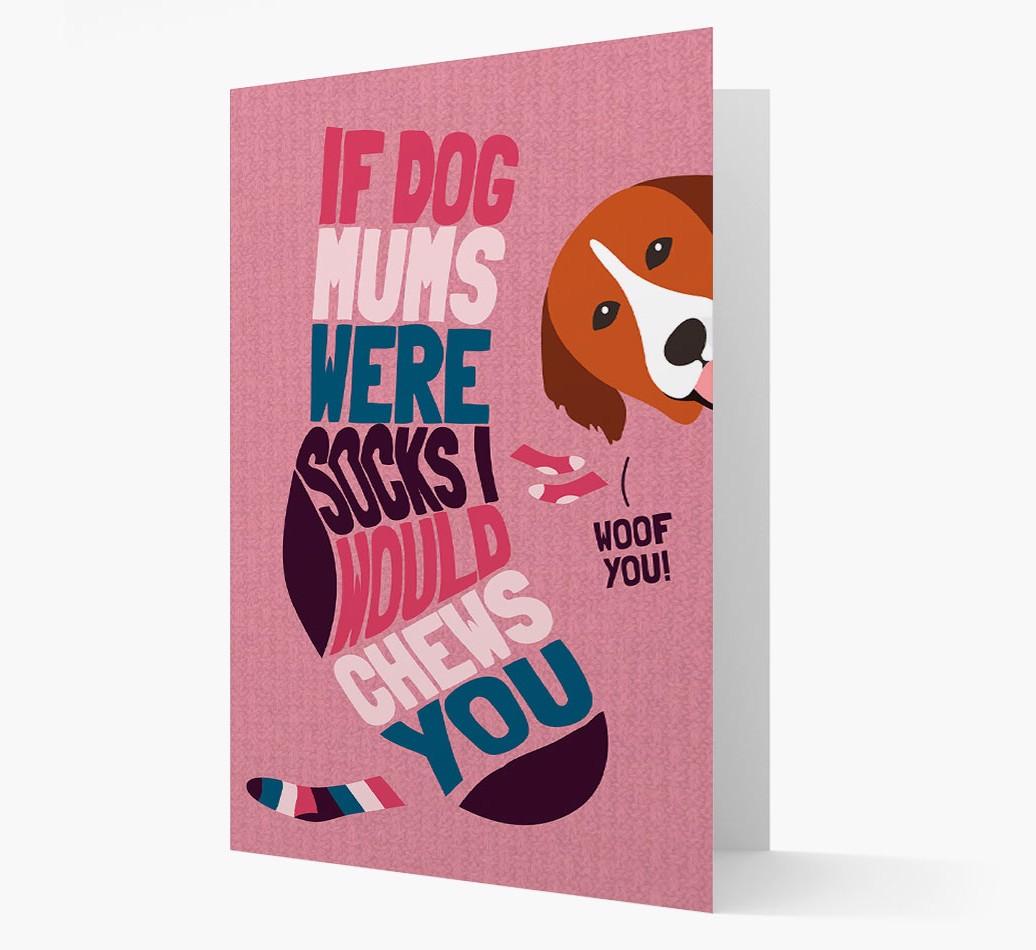 'Chews You' - Personalized {breedFullName} Card
