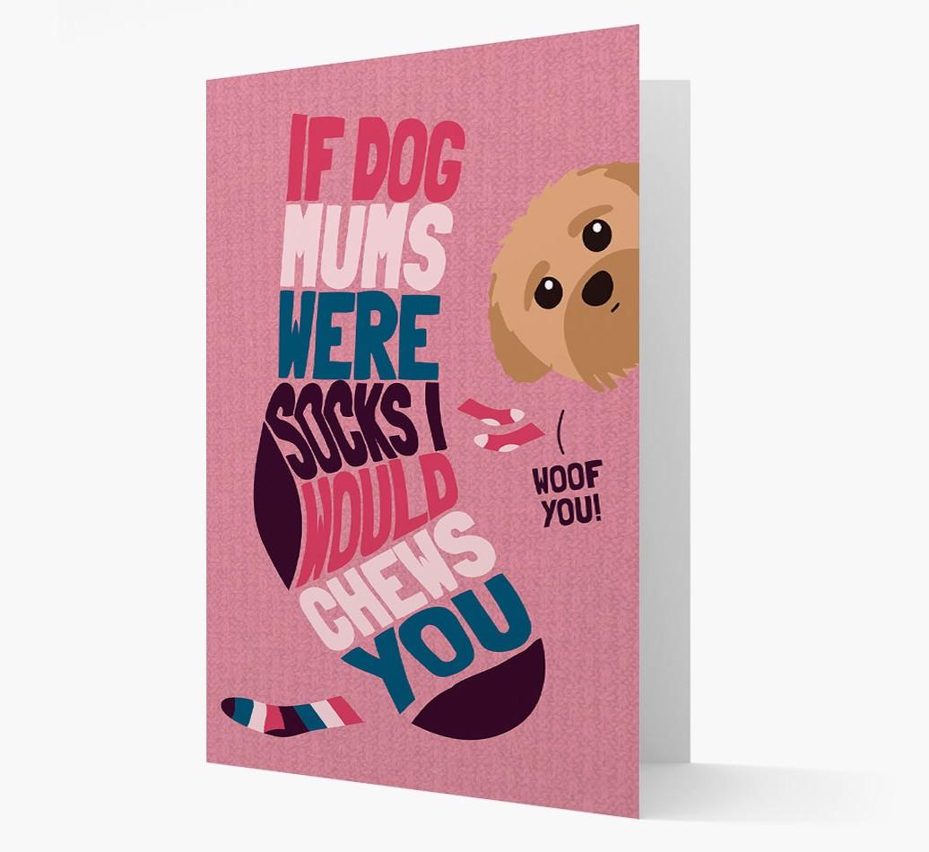 'Chews You' - Personalized {breedFullName} Card