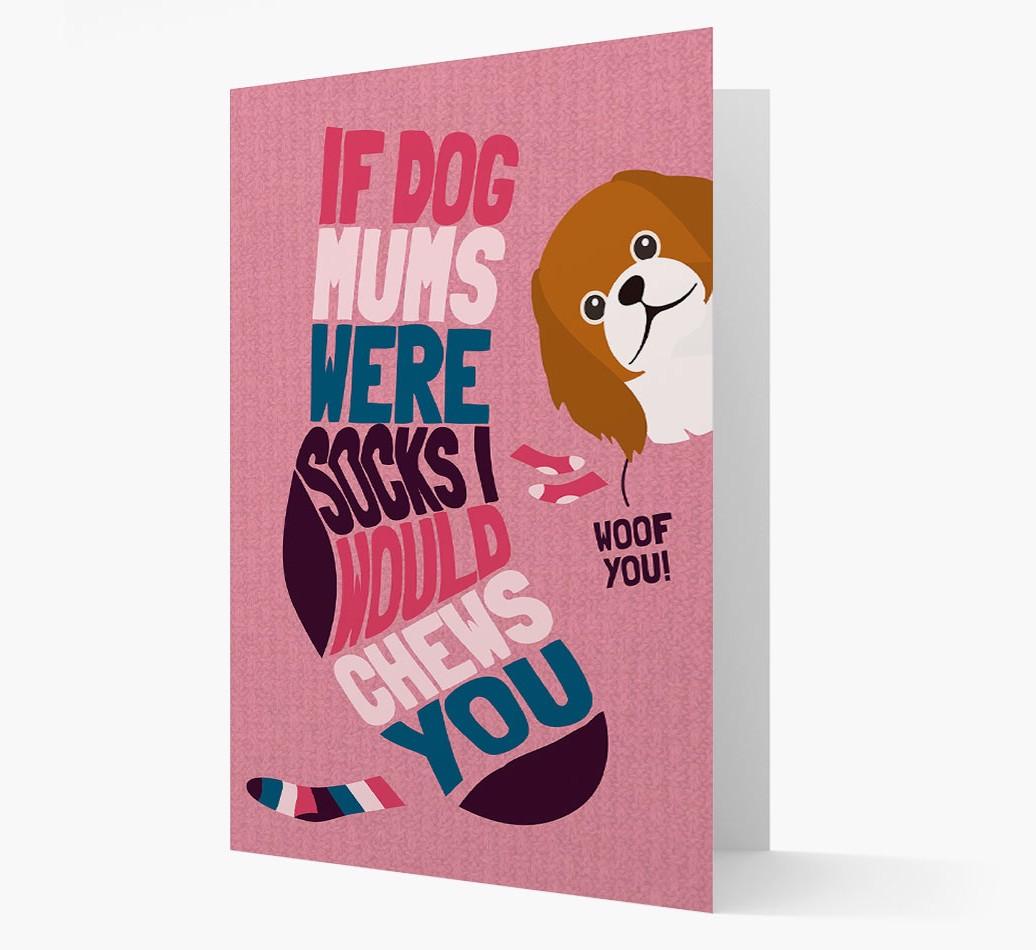 'Chews You' - Personalized {breedFullName} Card