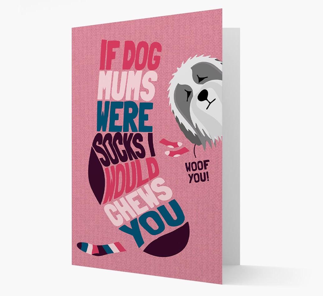 'Chews You' - Personalized {breedFullName} Card