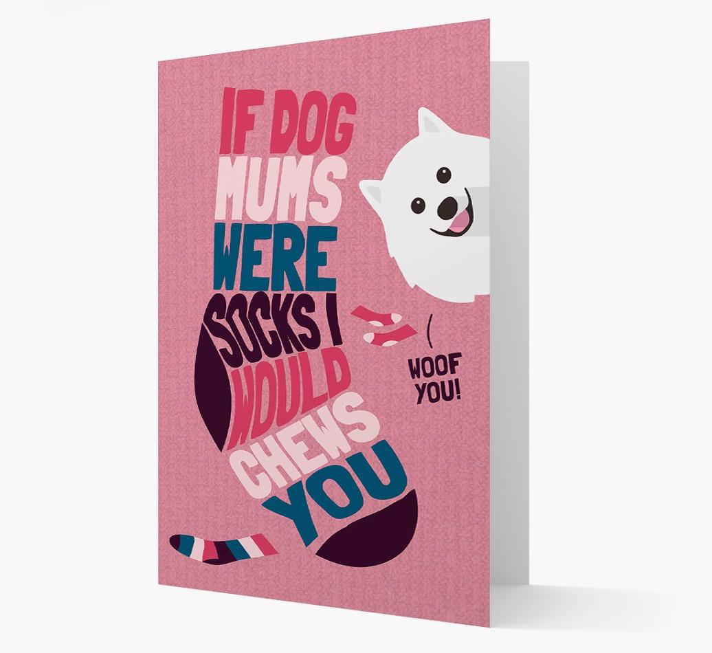 'Chews You' - Personalized {breedFullName} Card