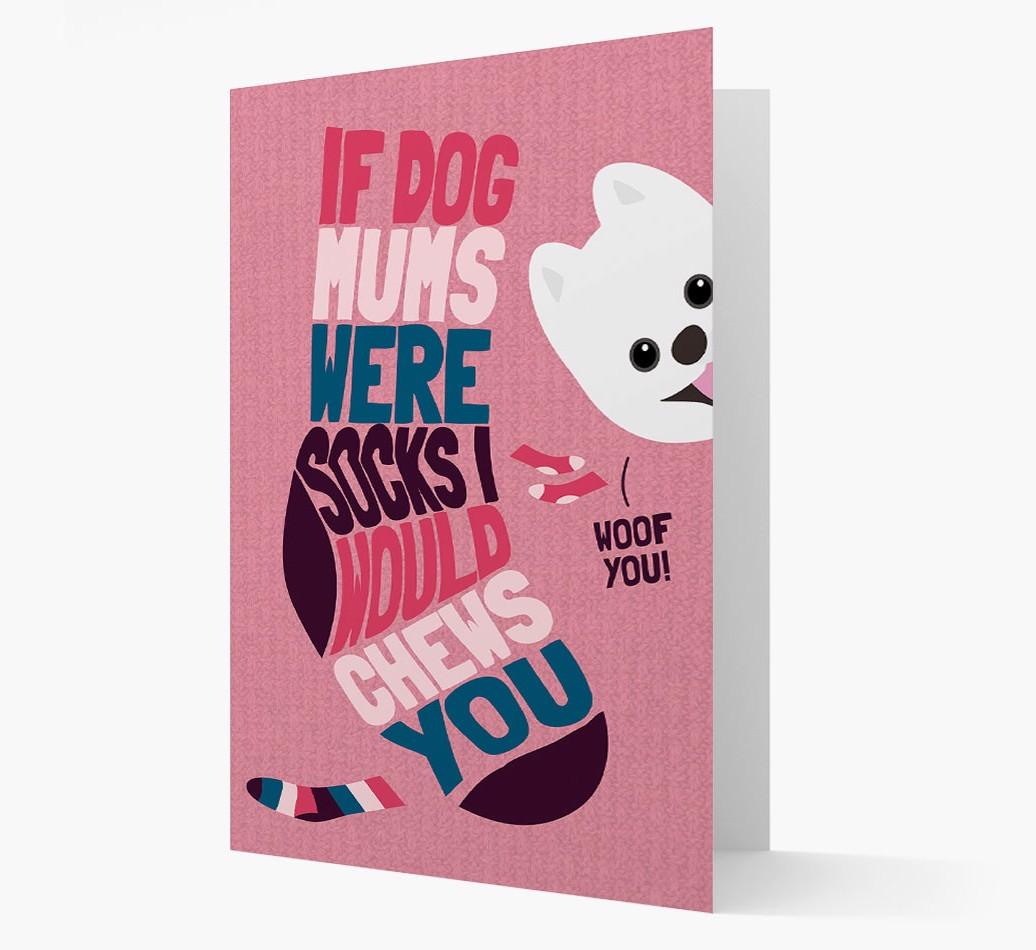 'Chews You' - Personalized {breedFullName} Card