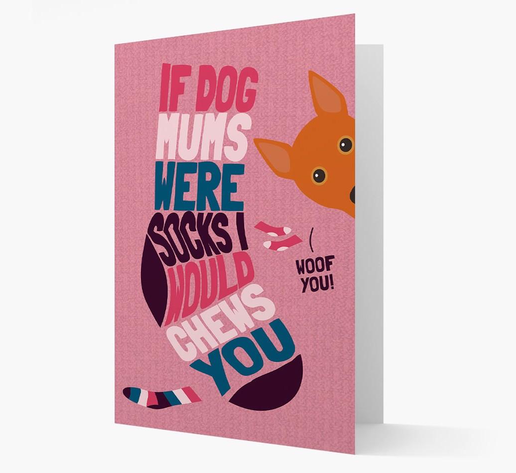 'Chews You' - Personalized {breedFullName} Card