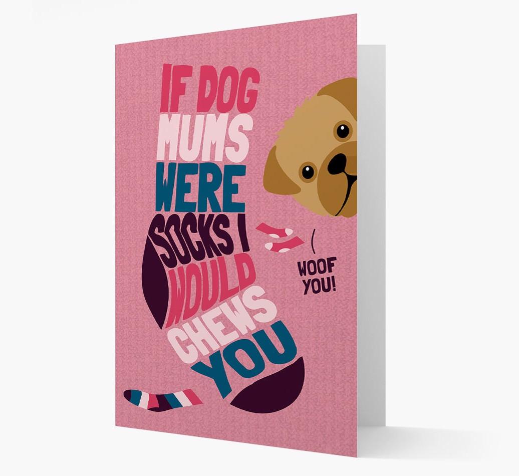 'Chews You' - Personalized {breedFullName} Card