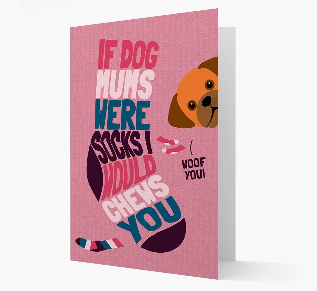 'Chews You' - Personalized {breedFullName} Card