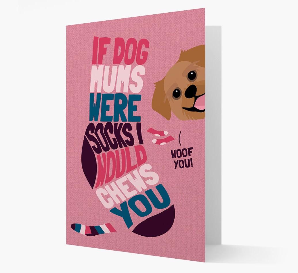 'Chews You' - Personalized {breedFullName} Card