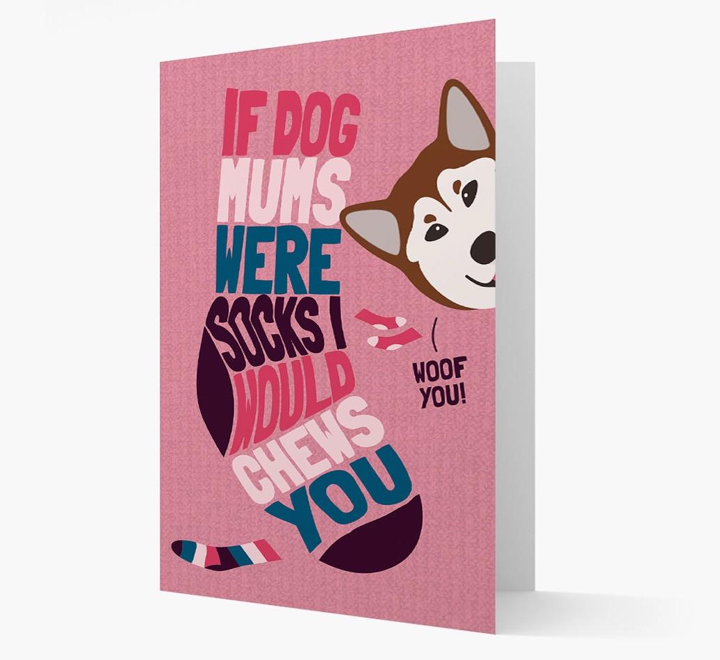 'Chews You' - Personalized {breedFullName} Card