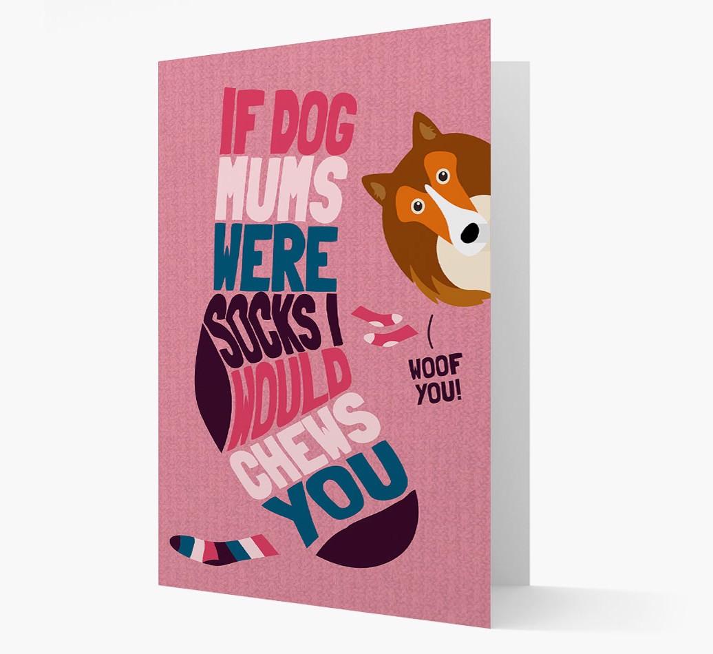 'Chews You' - Personalized {breedFullName} Card