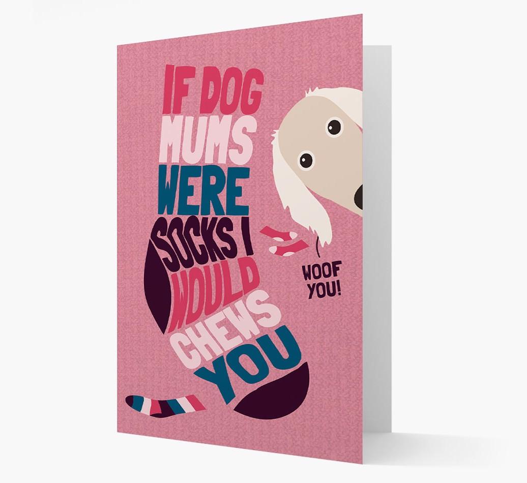 'Chews You' - Personalized {breedFullName} Card