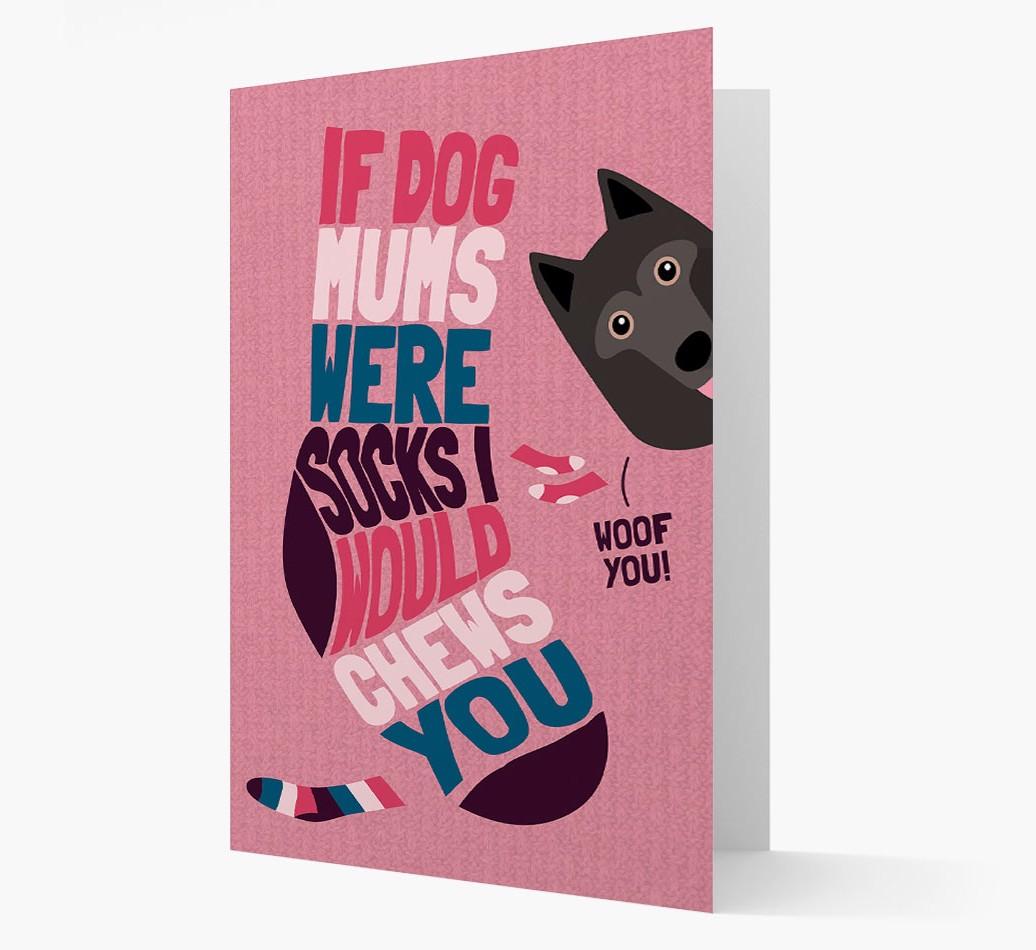 'Chews You' - Personalized {breedFullName} Card