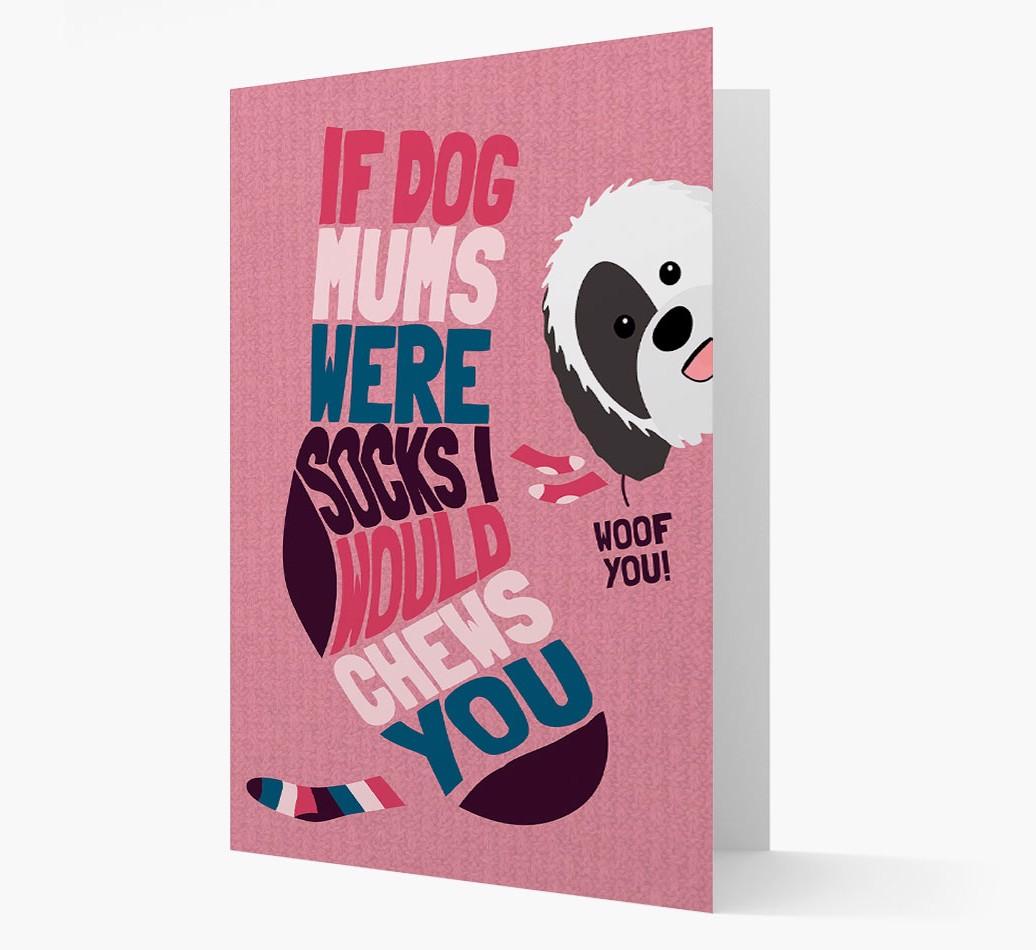 'Chews You' - Personalized {breedFullName} Card