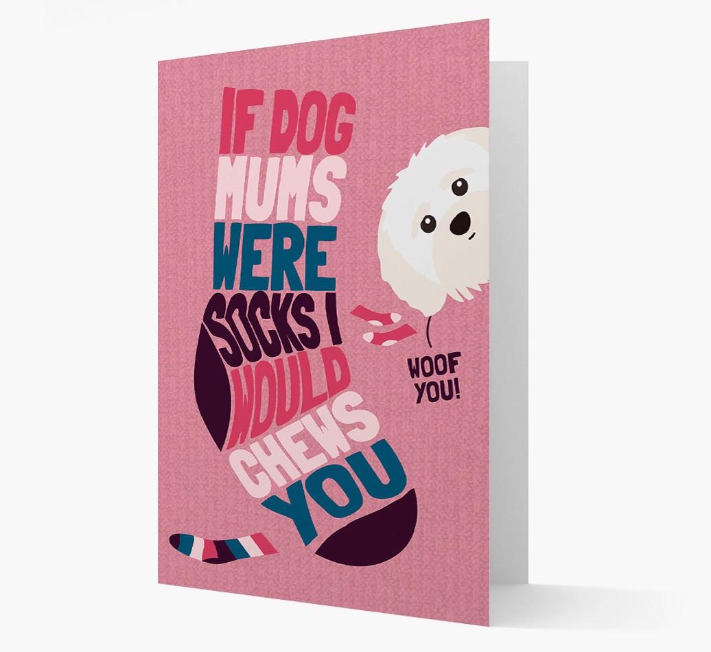 'Chews You' - Personalized {breedFullName} Card