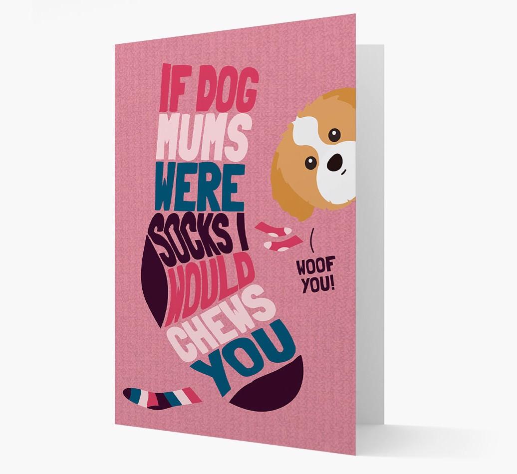 'Chews You' - Personalized {breedFullName} Card