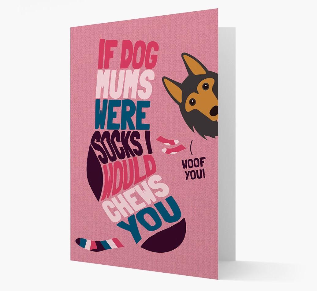 'Chews You' - Personalized {breedFullName} Card