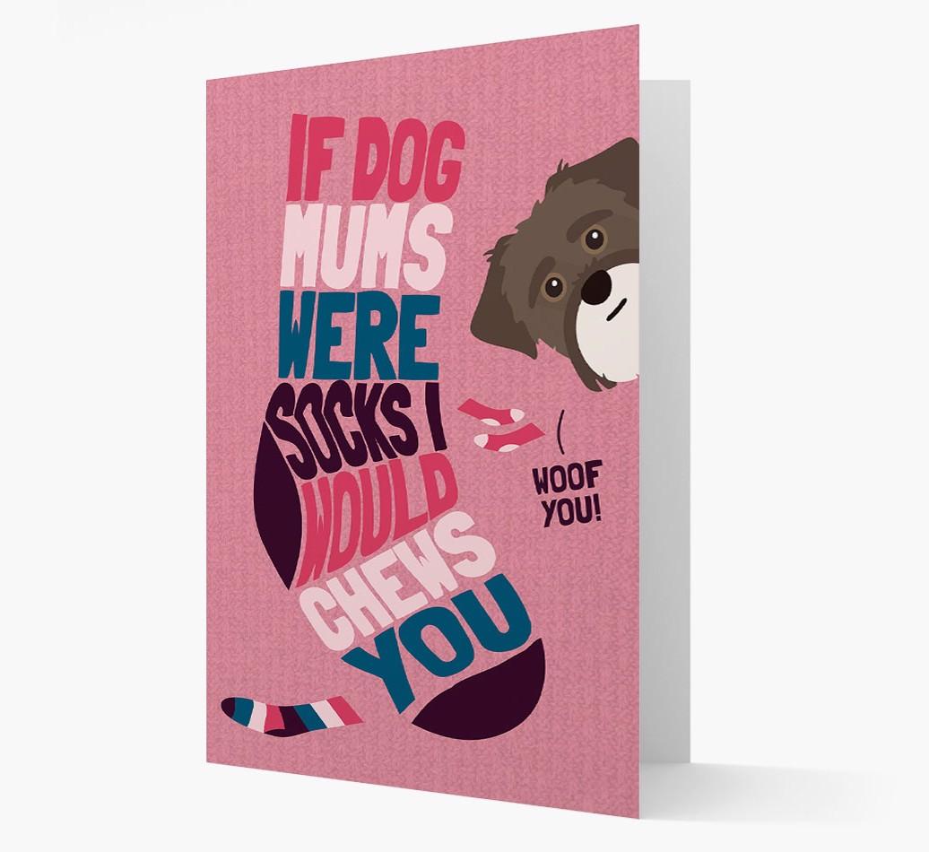 'Chews You' - Personalized {breedFullName} Card