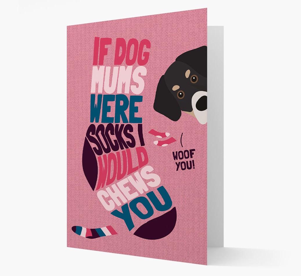 'Chews You' - Personalized {breedFullName} Card
