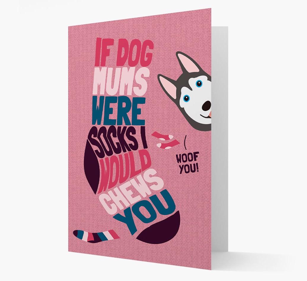 'Chews You' - Personalized {breedFullName} Card