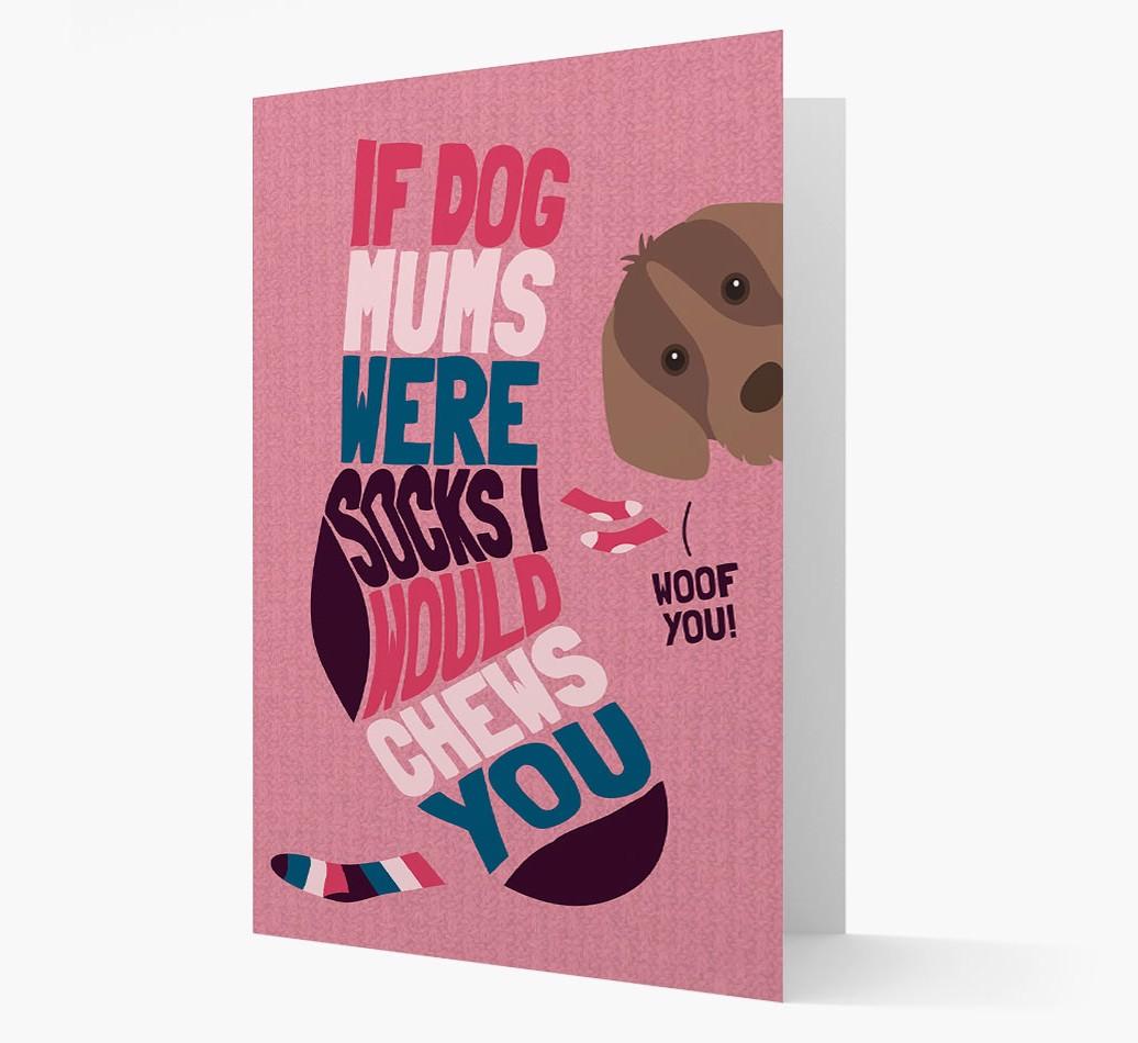 'Chews You' - Personalized {breedFullName} Card