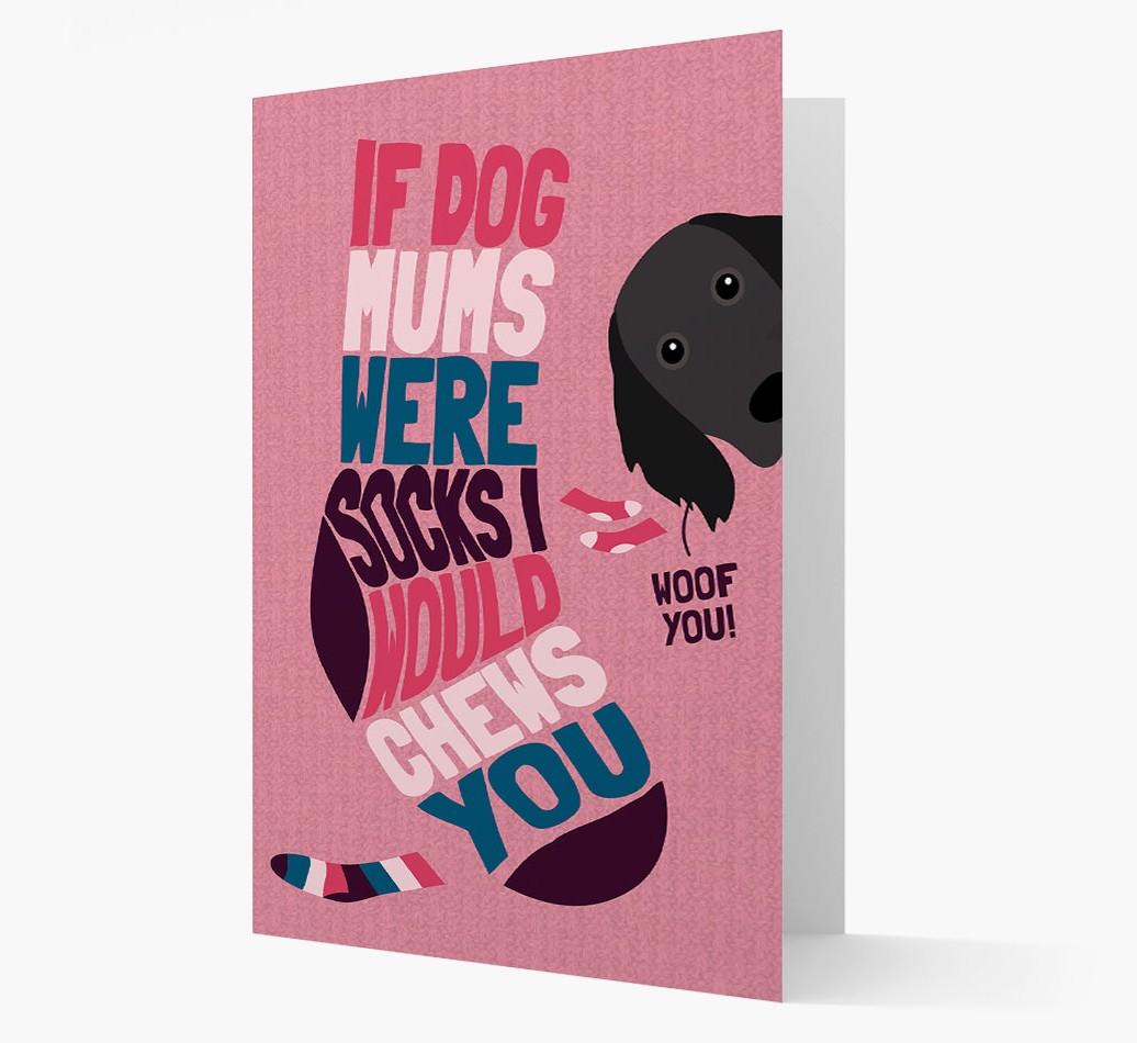 'Chews You' - Personalized {breedFullName} Card