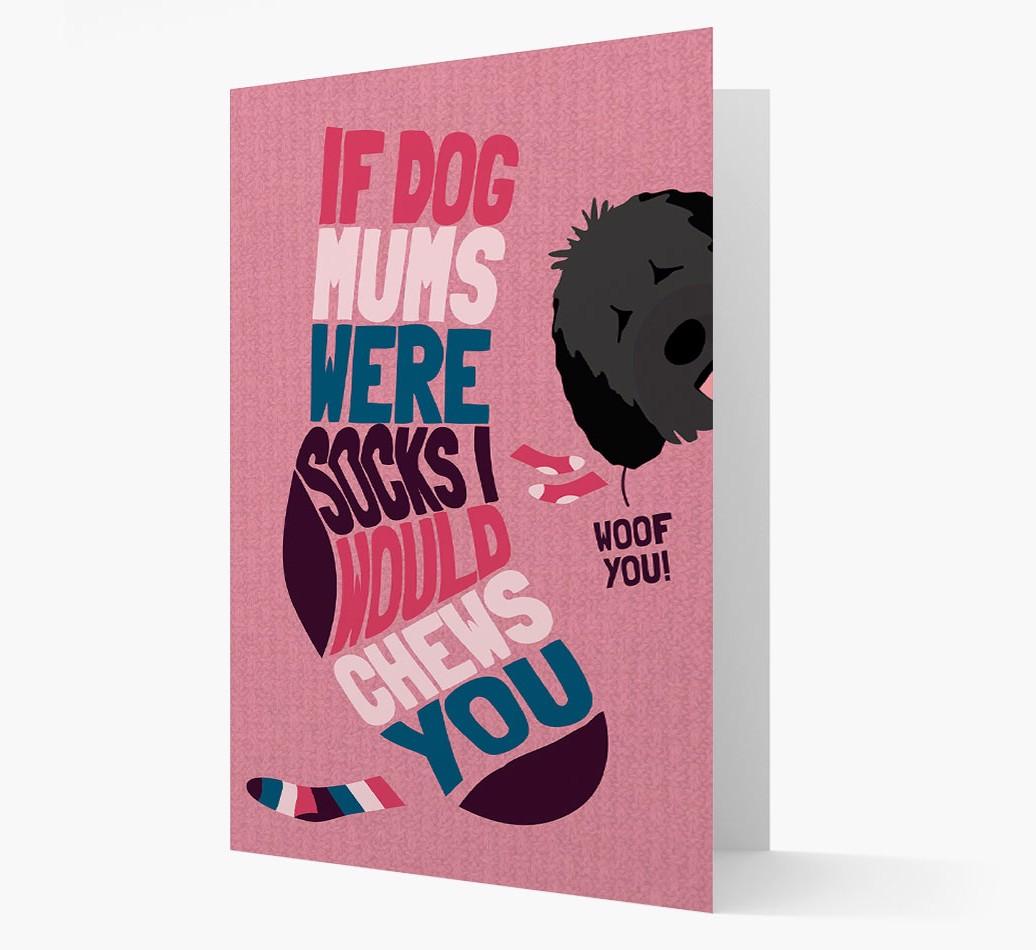 'Chews You' - Personalized {breedFullName} Card