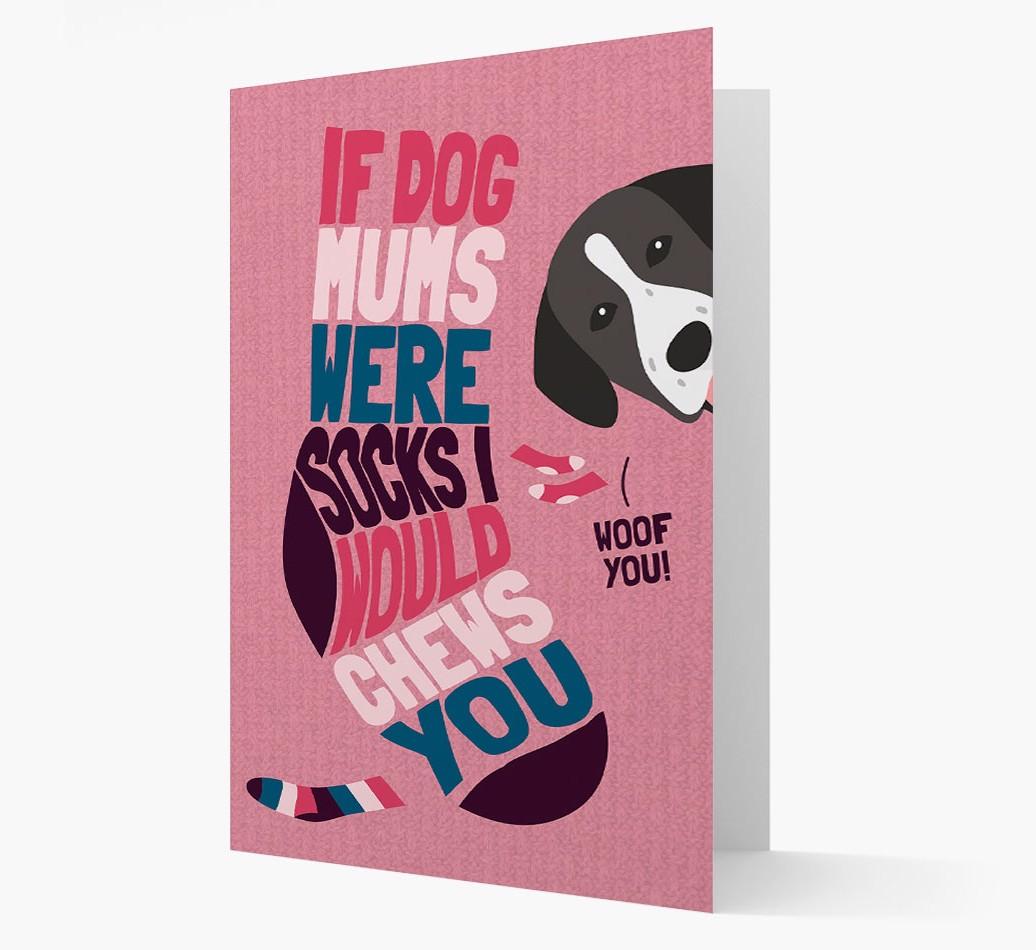 'Chews You' - Personalized {breedFullName} Card