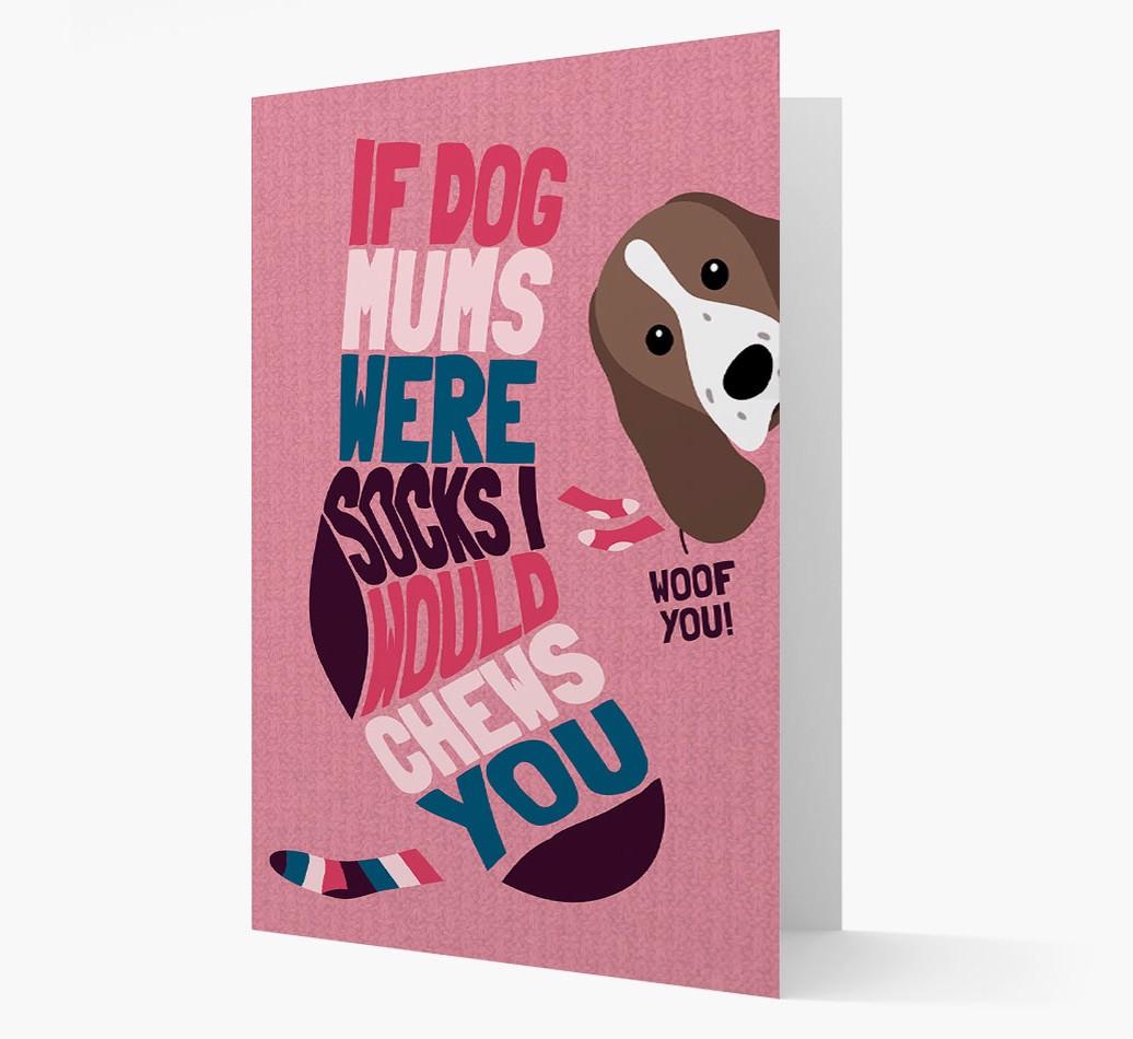 'Chews You' - Personalized {breedFullName} Card