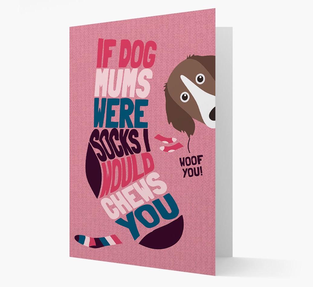 'Chews You' - Personalized {breedFullName} Card