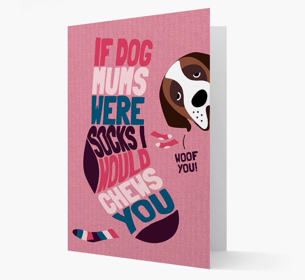 'Chews You' - Personalized {breedFullName} Card