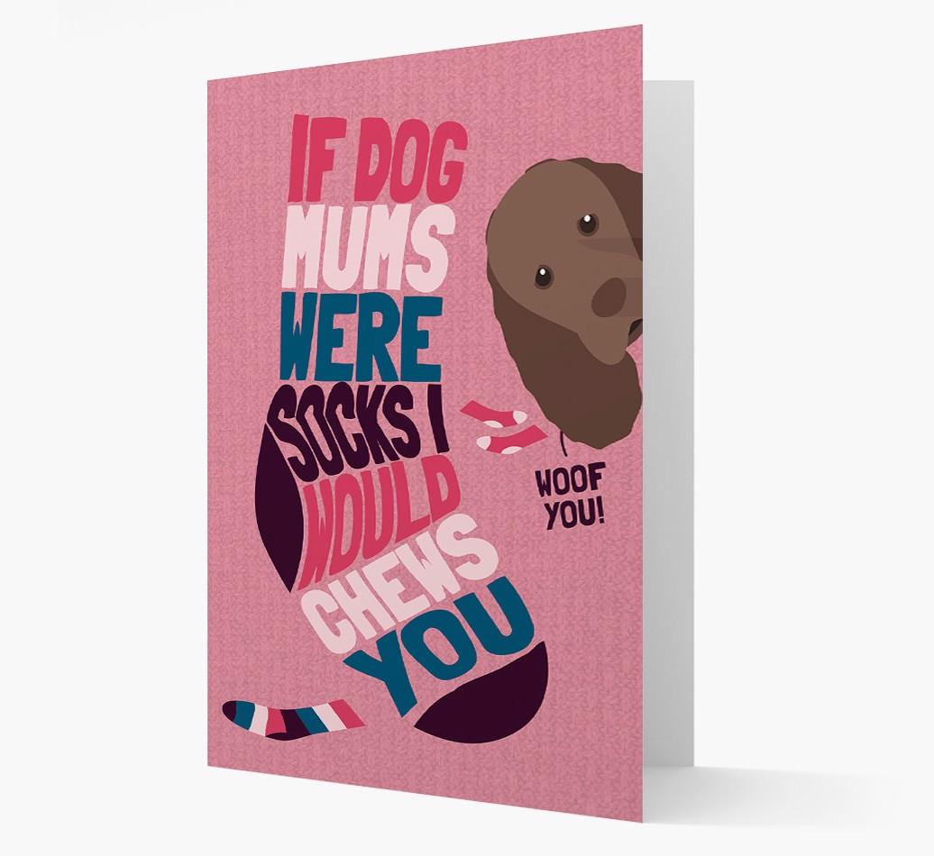 'Chews You' - Personalized {breedFullName} Card