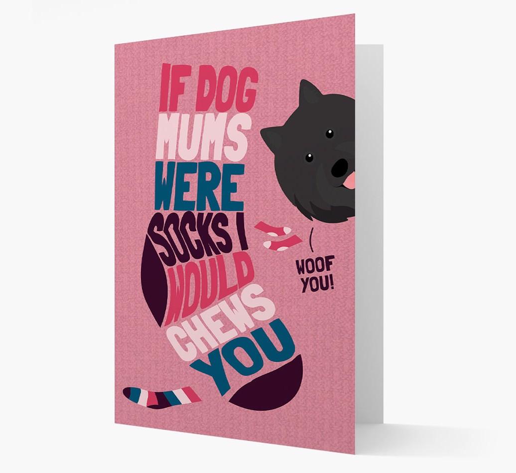 'Chews You' - Personalized {breedFullName} Card