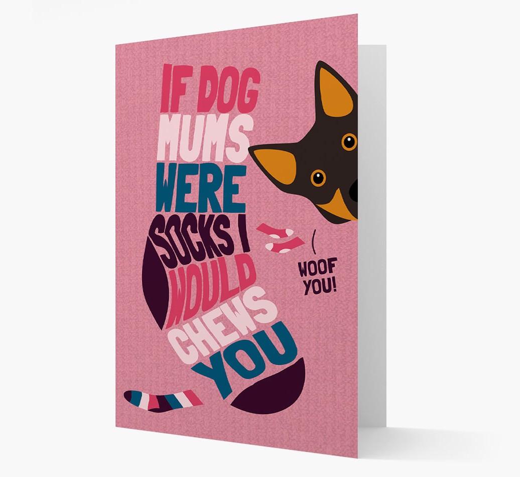 'Chews You' - Personalized {breedFullName} Card