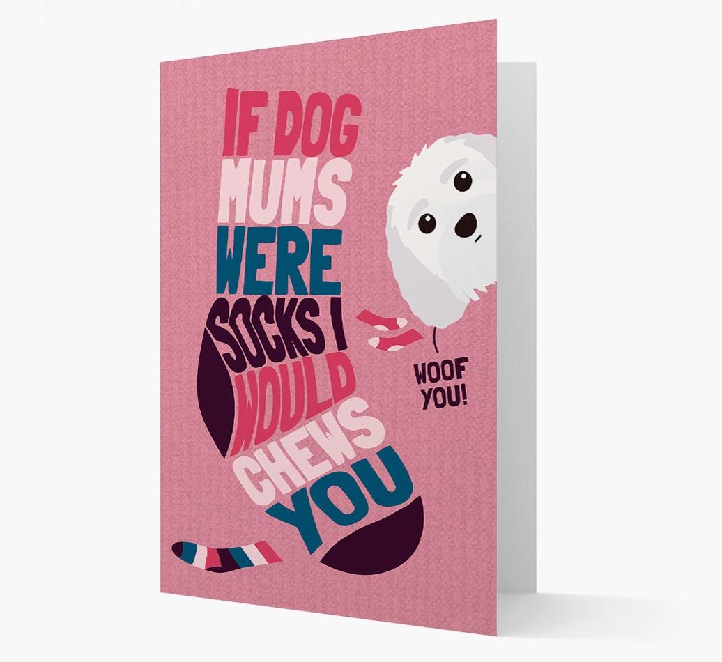 'Chews You' - Personalized {breedFullName} Card