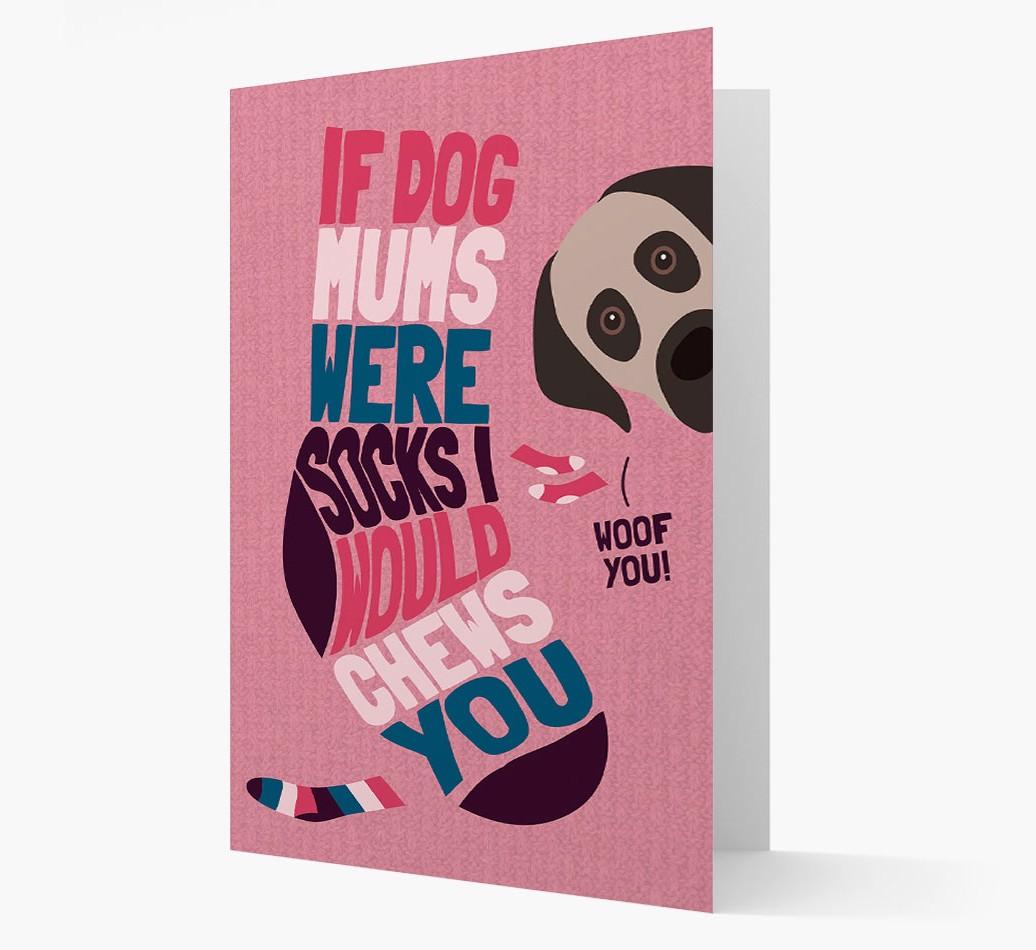 'Chews You' - Personalized {breedFullName} Card