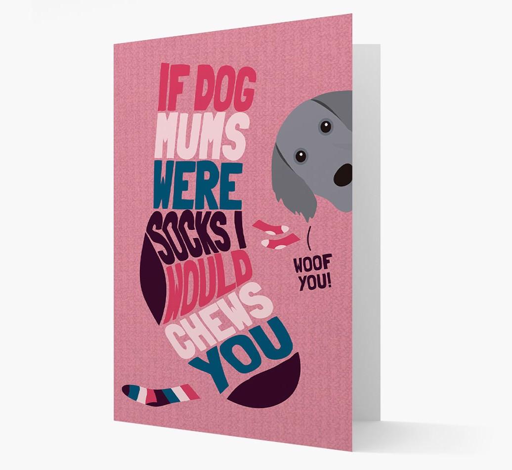 'Chews You' - Personalized {breedFullName} Card