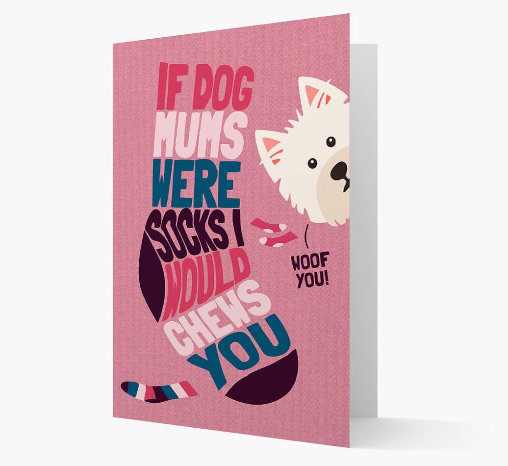'Chews You' - Personalized {breedFullName} Card
