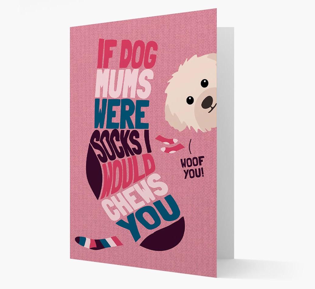 'Chews You' - Personalized {breedFullName} Card