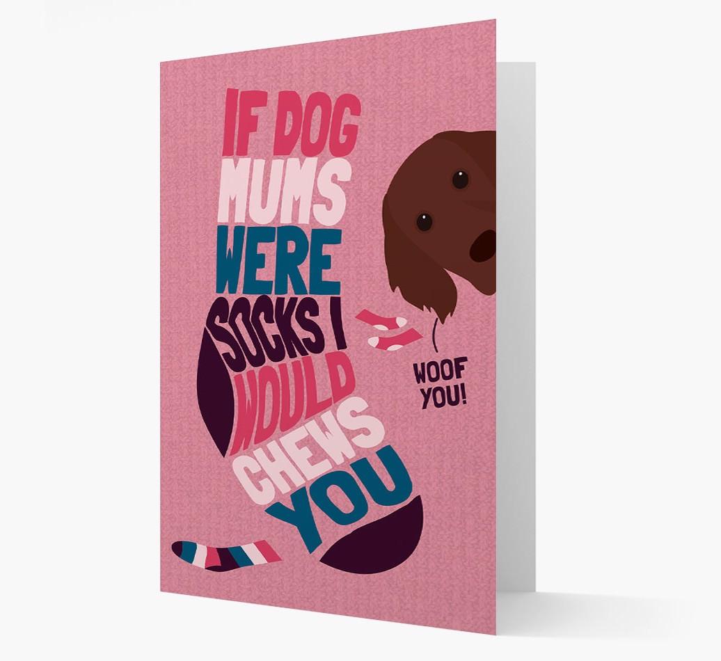 'Chews You' - Personalized {breedFullName} Card