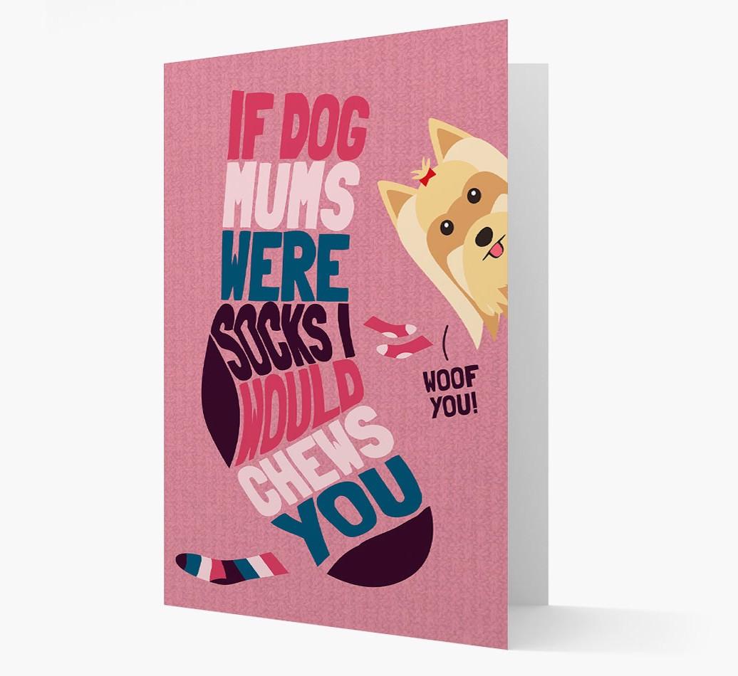'Chews You' - Personalised {breedFullName} Card