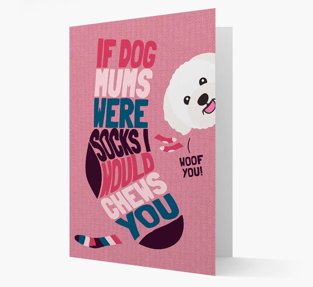 'Chews You' - Personalized {breedFullName} Card