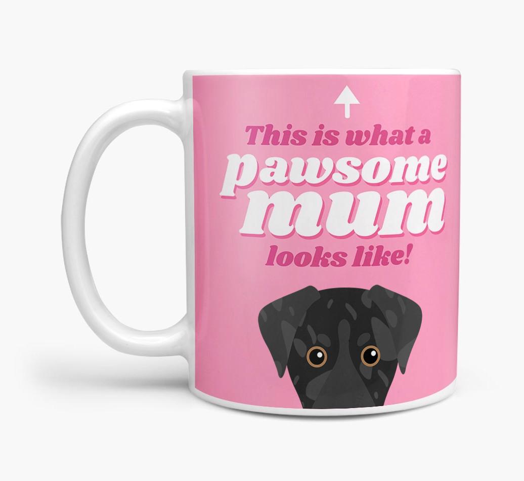 'Pawsome Dog Mum' - Personalised {breedFullName} Mug