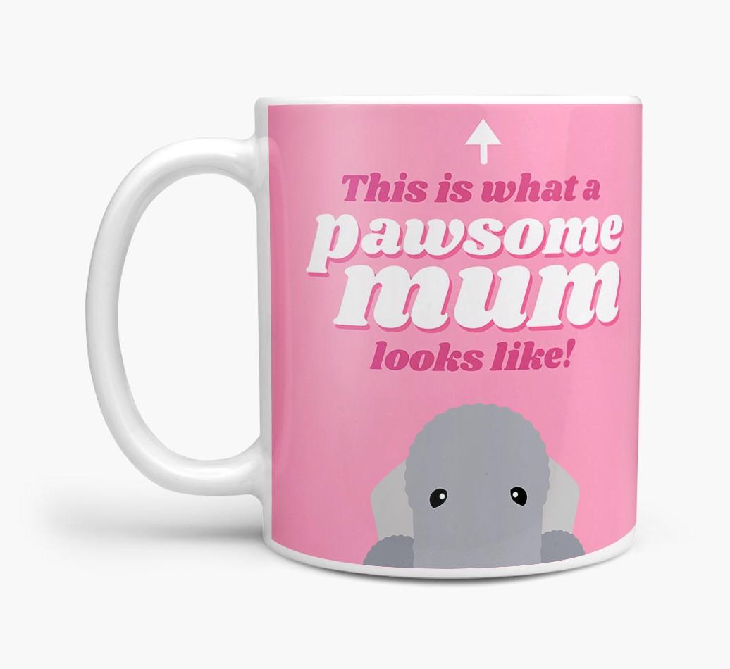 'Pawsome Dog Mum' - Personalised {breedFullName} Mug
